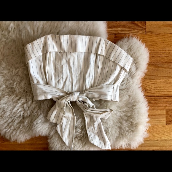 Strapless Crop Top - Picture 2 of 4